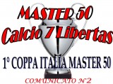 Comunicato Ufficiale nr. 2 Coppa Italia MASTER Calcio a7 Cagliari 2017-18