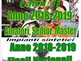 9^ COPPA ITALIA CALCIO A11 stagione 2018/2019 amatori / senior – master
