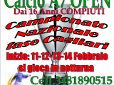 CALCIO A7 OPEN CAMPIONATO NAZIONALE FASE CAGLIARI 2018-2019