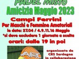 TROFEO MISTO DI PADEL  “ AMICIZIA MAGGIO 2023”