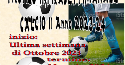 TORNEO INFRASETTIMANALE CALCIO A11 stagione 2023 – 2024