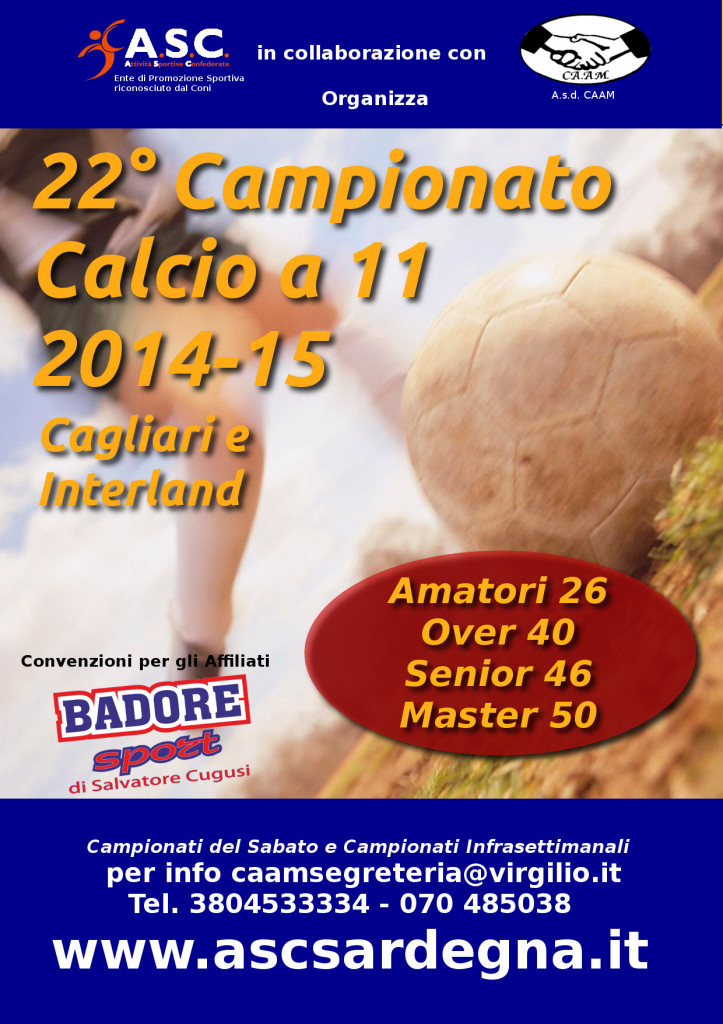 locandina Campionato 2014-2015