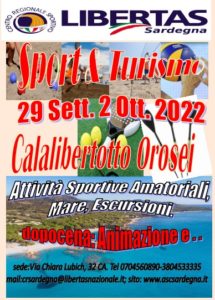 “SPORT & TURISMO 2022” Libertas-Sardegna 5° Edizione @ OROSEI