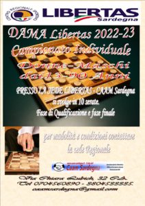 DAMA Libertas 2022-23 Campionato Individuale @ CAGLIARI