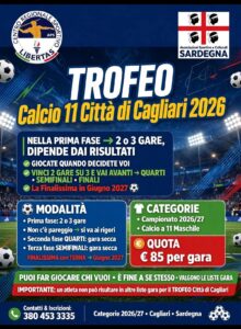 Trofeo Calcio a 11 Città di Cagliari 2026 @ Cagliari