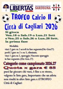 Trofeo Calcio 11 città di Cagliari 2026